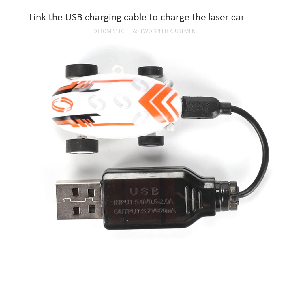 Мини машинка для трюков с откидной крышкой гоночная игрушка карманная зарядкой