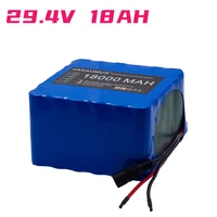 24v battery pack 18ah 7s5p bicycle electric wheelchair diy built in new 18650 power battery