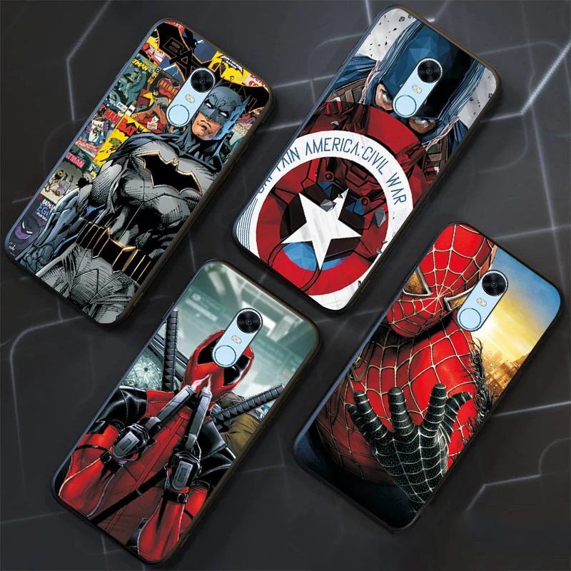 Для huawei Nova 2 2i 3 3i 3e 4e чехол Marvel Капитан Человек-паук чехол для телефона для huawei mate 10 mate 20 Lite Pro Черная задняя крышка из ТПУ