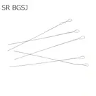 Бесплатная доставка 5 шт. 0,2 мм 8 см бусины жемчуг ювелирные изделия DIY резьба маленькие бусины из нержавеющей стали тонкие мягкий штырь иглы