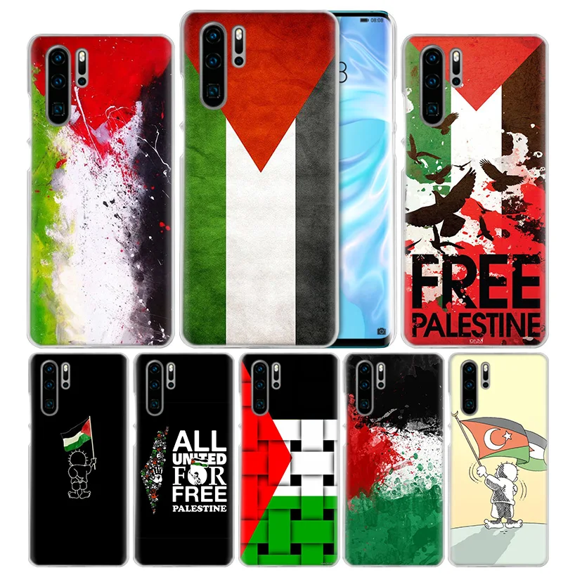 Жесткий ПК чехол для huawei P30 P20 P10 mate 30 20 10 Nova 5 5i Pro Lite P Smart Z Plus палестинский флаг