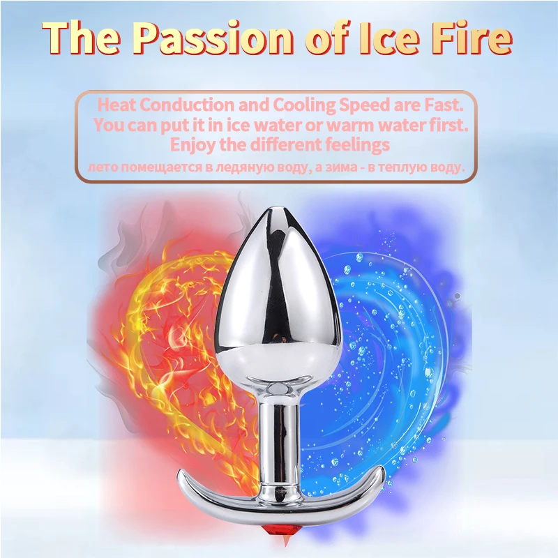 2019 Jeweled Anal Plug Small Medium Big Size Aluminium Alloy Metal Smooth Butt Man Private Goods with No Vibrators | Красота и
