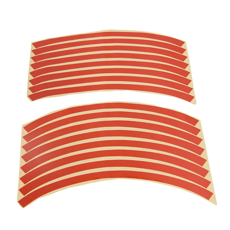 16 шт. светоотражающие полосы для шин мотоциклов и велосипедов 10 12 дюймов|reflective rim