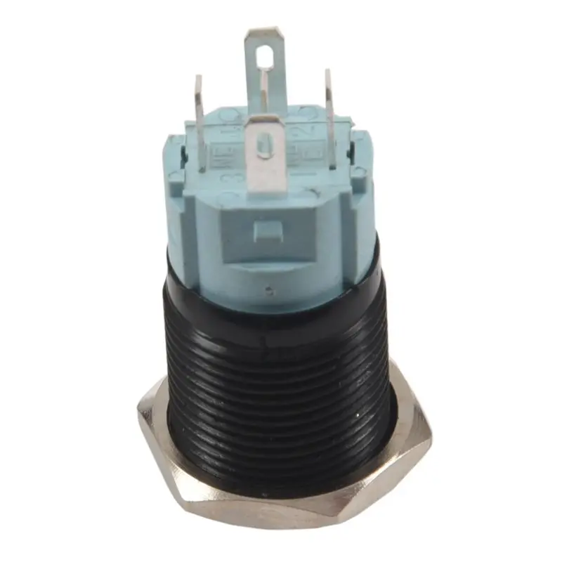 Красный светодиод включения/выключения 12V защелкивающаяся кнопка выключателя