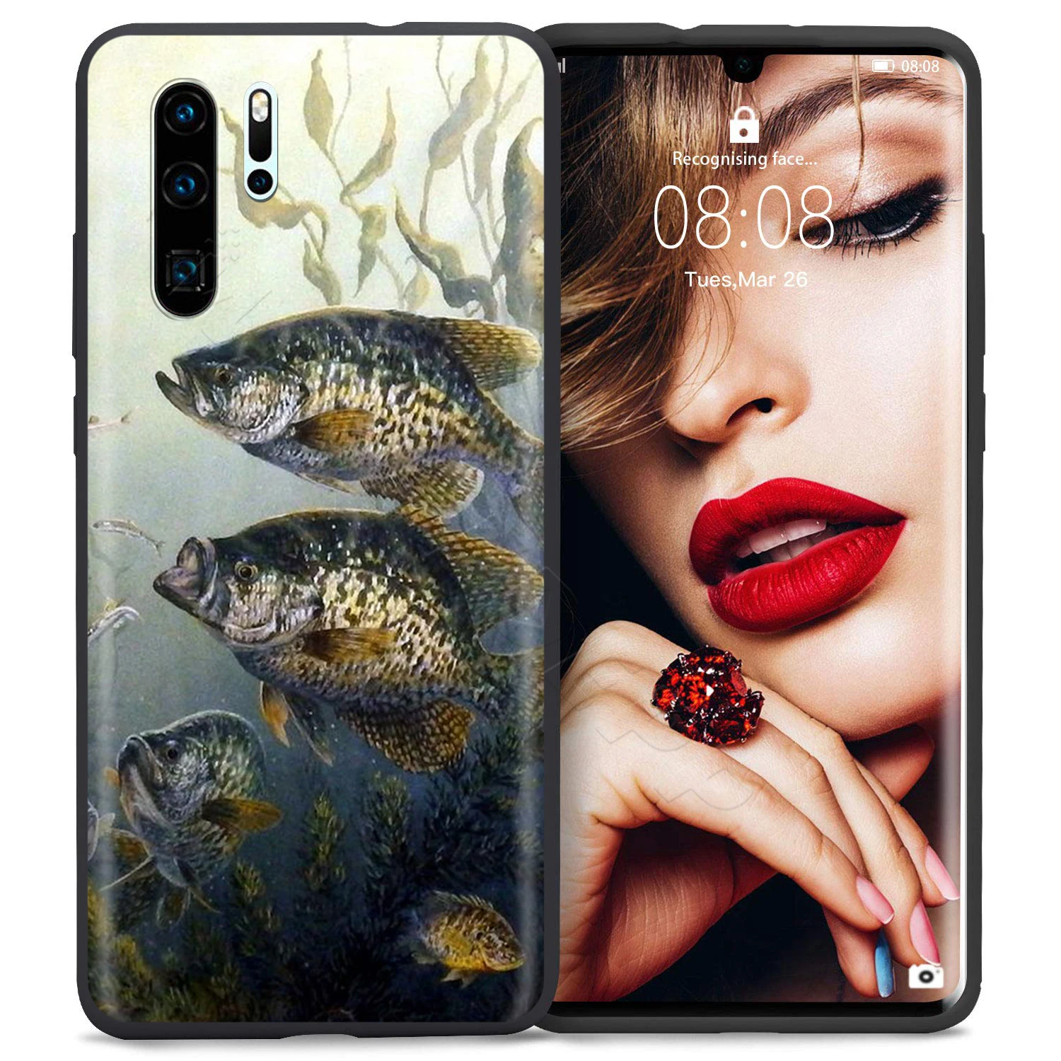 Webbedepp Карп Рыбалка чехол для Huawei P8 P9 P10 P20 P30 Lite Pro P Smart Z Мини - Цвет: 4