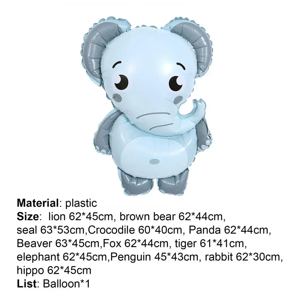

Hot Sales Balloon Cartoon Shape Not Easy Punctured Plastic Foil Animal Birthday Balloon for Home