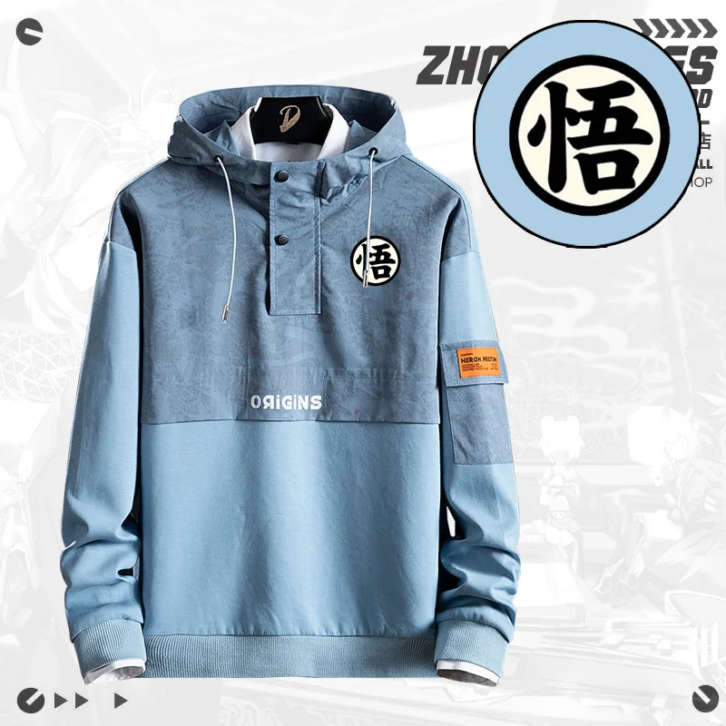 

anime hoodies Men Women Couple Fashion Shirt cosplay Hooded Pullover japanese men harajuku