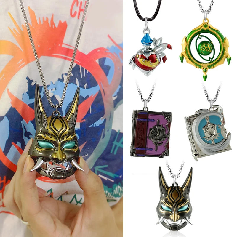 Ожерелье с подвеской глаз Бога волк Яша Сяо | Украшения и аксессуары