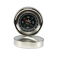 car compass outdoor drop resistant stainless steel metal compass waterproof mountaineering portable map compass