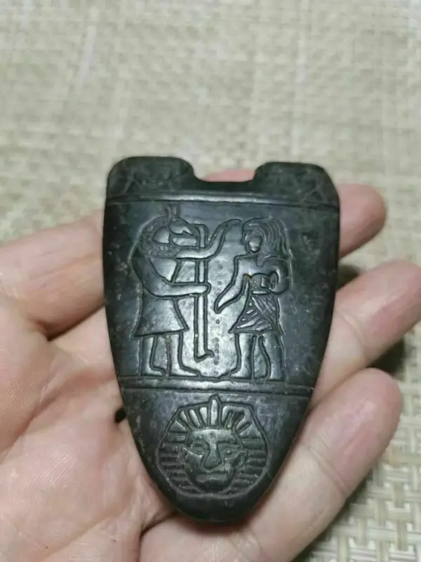 Китайская коллекция культур красной горы резьба по метеориту коллекционные