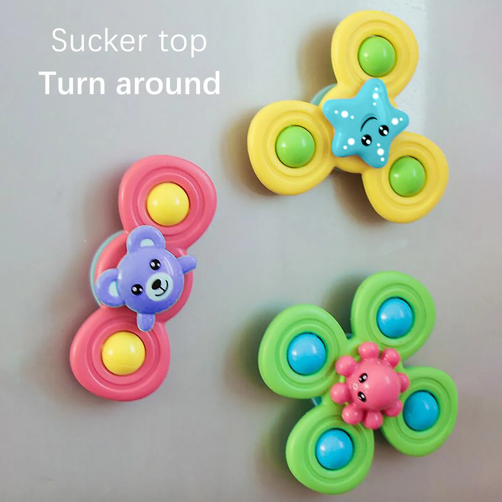 Детские Игрушки для ванны в ванную комнату Мультяшные присоски обеденный стул