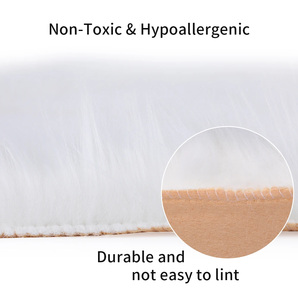 Квадратный Чехол для стула из искусственной овчины подушка сиденья теплые