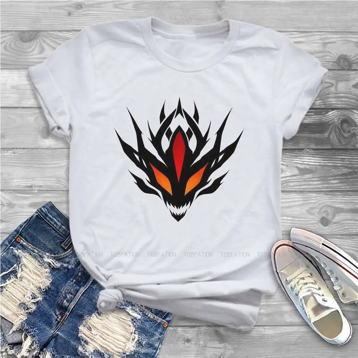 

Women Clothing Diablo Roleplaying Game Graphic Print Female Tshirts Vintage Alternative Loose Tops Tee Kawaii Girls Streetwear