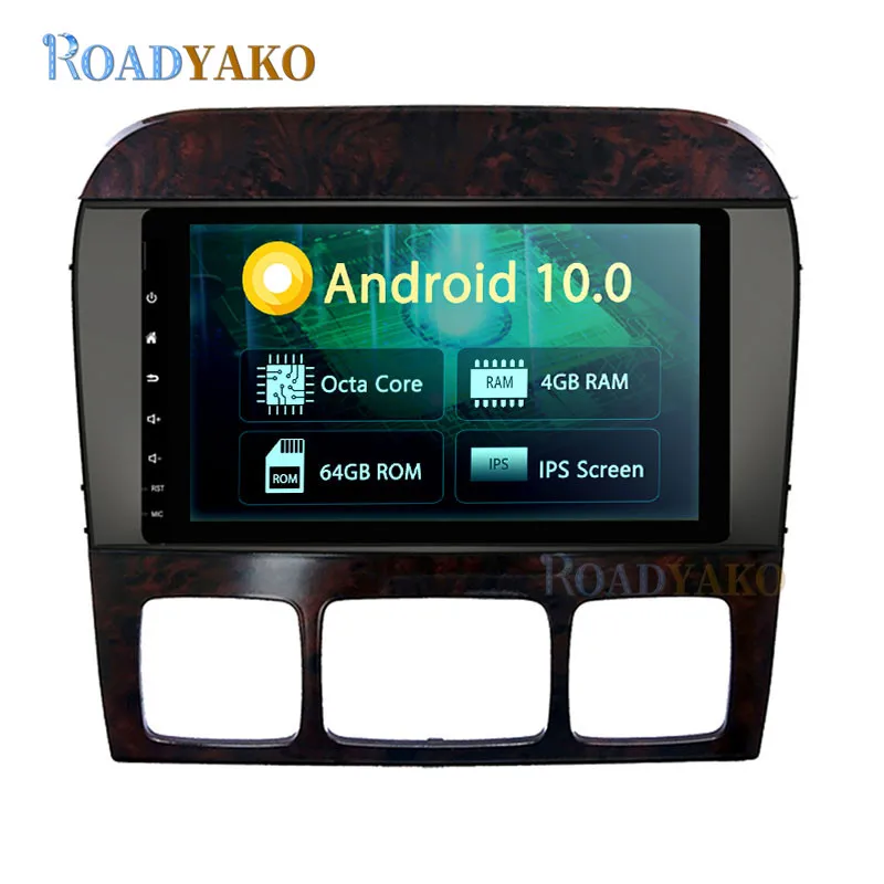 

Автомобильный видеоплеер Android10.0, Авторадио для Mecerdes Benz S W220 1998-2005, стерео автомобильное радио, GPS-навигация, магнитола 2 Din