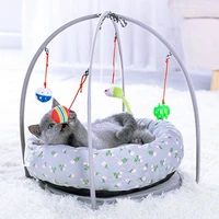 pets play bed toys cat toys portable cat tent funny pet toys mobile activity cat play mat blanket house foldable kitten tents