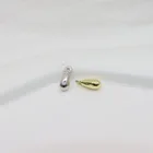Eruifa 20 шт. 10*4 мм позолоченныесеребряные подвески из цинкового сплава с маленькими буквами ювелирные изделия DIY ожерелье браслет серьги 2 цвета