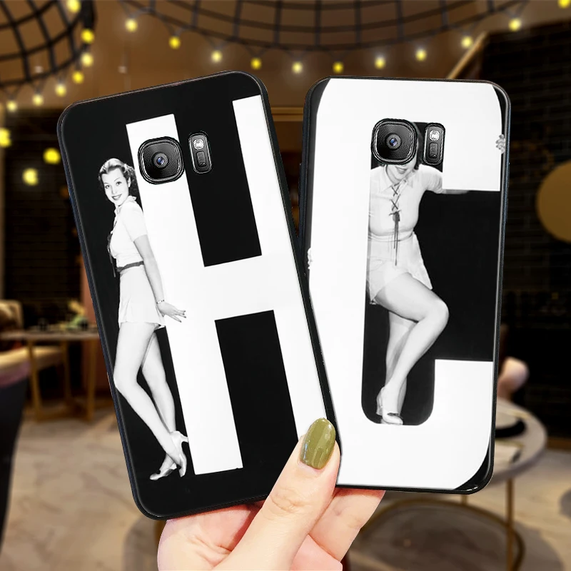 Alphabetical picture Soft Silicone Phone Case For Samsung Galaxy S8 S9 S10 Plus NOTE 8 9 M10 M20 M30 S6 S7 Edge Coque | Мобильные