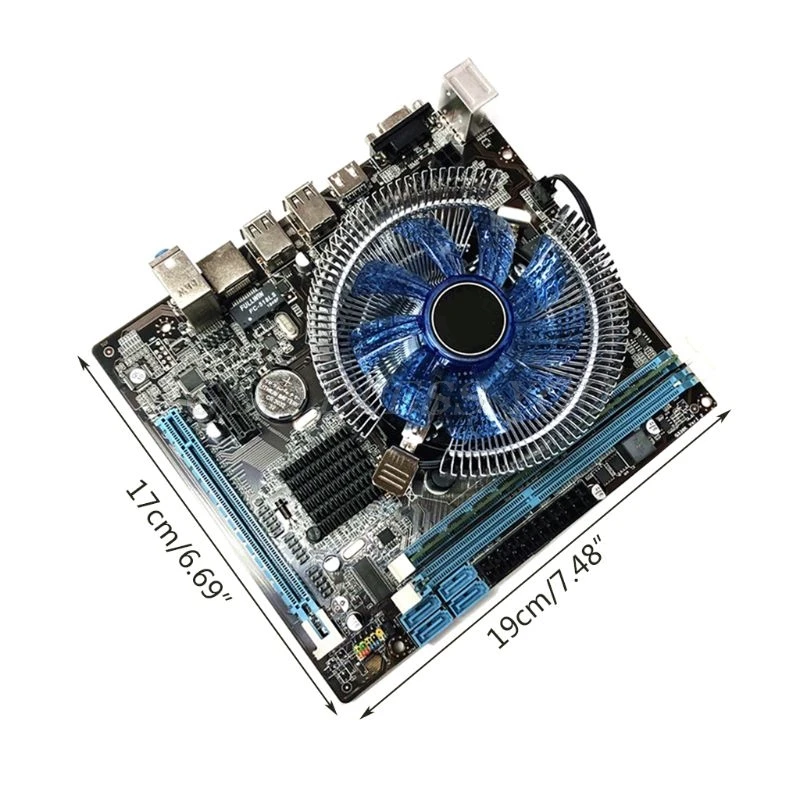 1 комплект HM55 компьютерная материнская плата I3 I5 Lga 1156 4G вентилятор памяти
