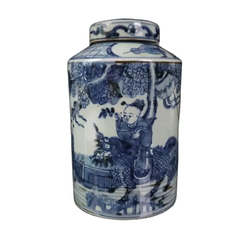 Раннего сбора из белого и голубого цвета с рисунком колпачок может Античная