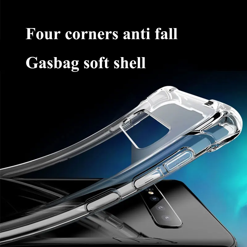 

Phone Case for Samsung Galaxy S20 FE S10 S8 S9 Plus S10e Note 10 Lite 9 20 Ultra Airbag Soft Cover White Marble Letter