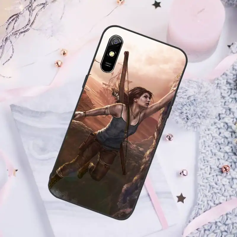 

tomb raider ps4 sticker Phone Case For Xiaomi Mi Redmi Note 7 8 9 pro 8T 9T 9S 9A 10 Lite pro