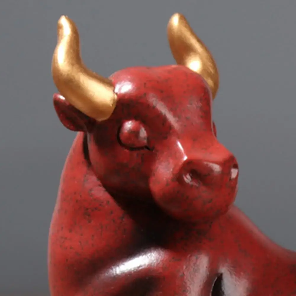 

70% Dropshipping!!Creative Cattle Figurines Ornaments Miniature Home Desktop Decor Display Mold