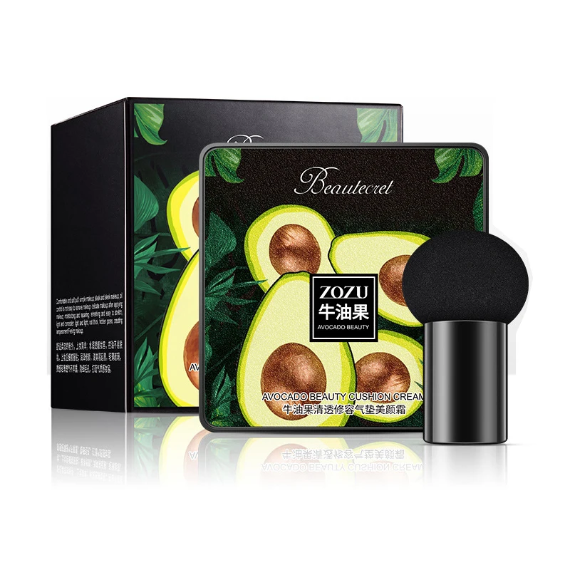 

Avocado Mushroom Head Make up Air Cushion Moisturizing Foundation Air-permeable Natural Brightening Makeup BB Cream