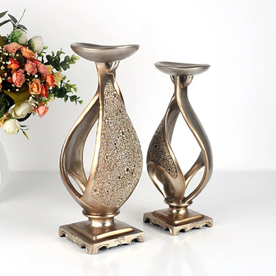 Металлический креативный подсвечник европейские свечи ужин рождественские