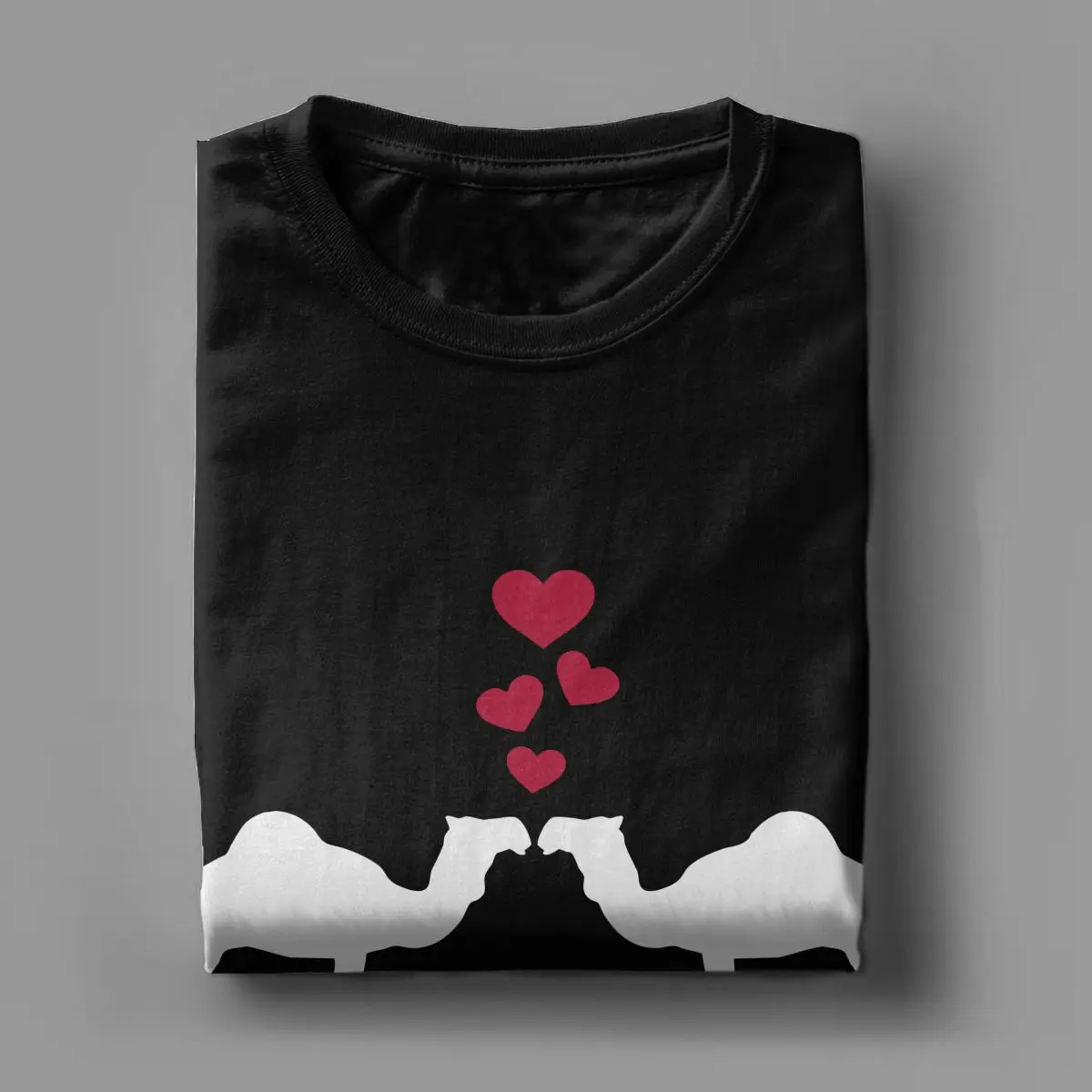 Футболка мужская хлопковая с коротким рукавом круглым вырезом и принтом