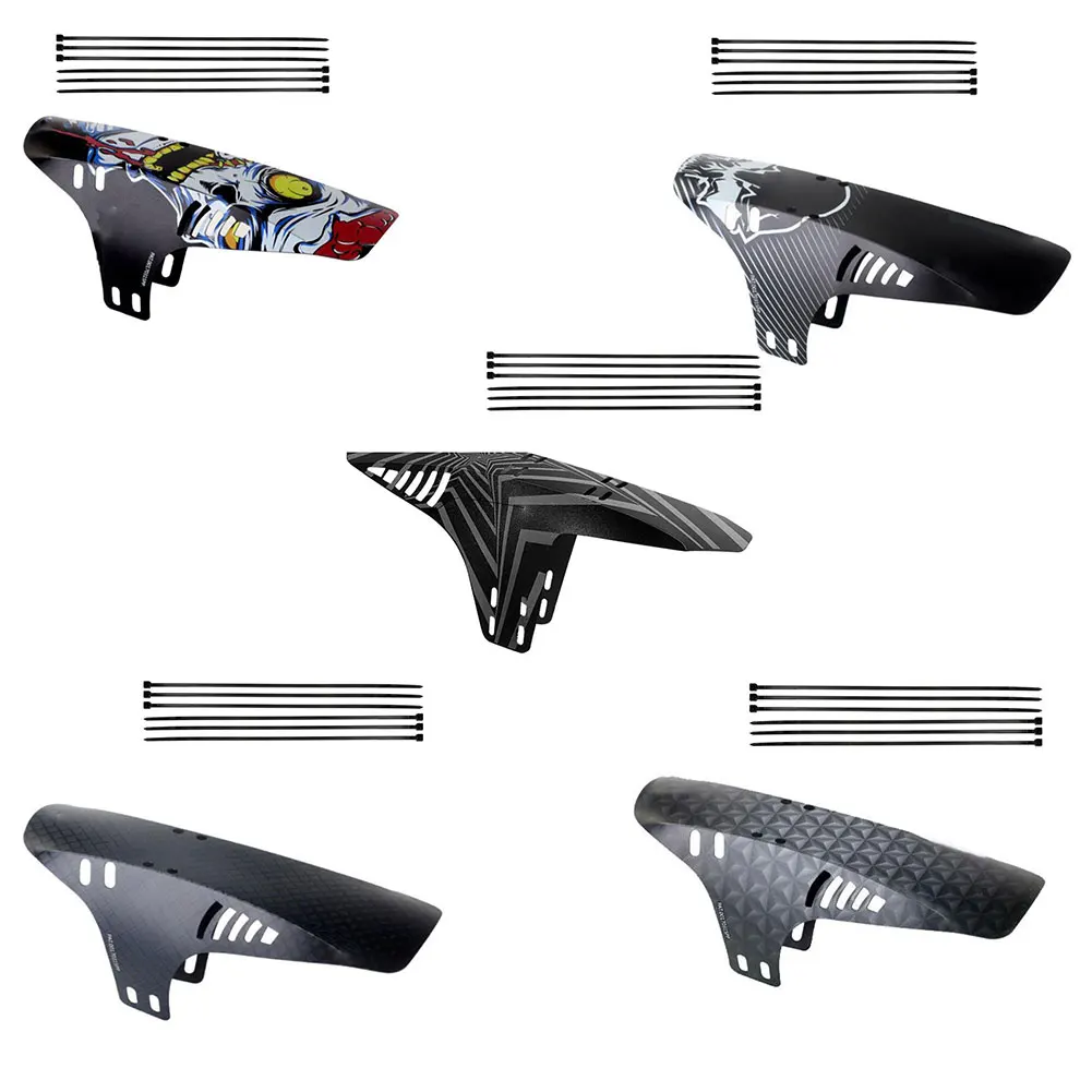 

1pcs MTB Mountain Road Bicycle Fender Bike Front Rear Mudguard Cycling Rainplate 26.5cm PP5 Material Bicycle Accessories
