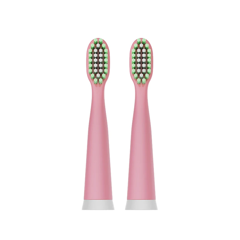 pink 2 pieces Langtian 4 шт. 2 шт. головка звуковой зубной щетки DUPONT сменные головки для электрической зубной щетки подходит для Langtian Z02 Z03 Z06 Z08 Z09 Z18 - Цвет: pink 2 pieces