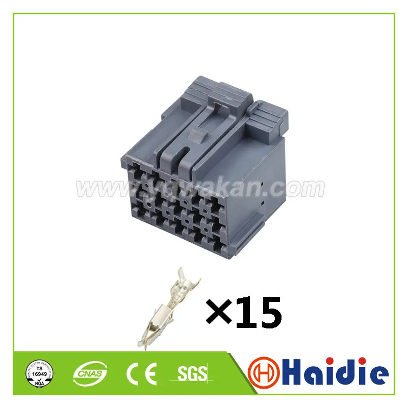Фото Бесплатная доставка 2 комплекта 15pin tyco пластиковый корпус штекер 15p жгут проводов Бесплатная доставка 2 комплекта 15pin tyco пластиковый корпус штекер 15p жгут проводов