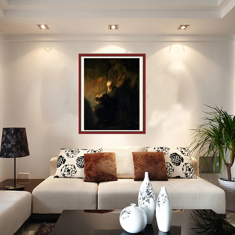 Классические художественные произведения Рембрандта в Бескаркасной