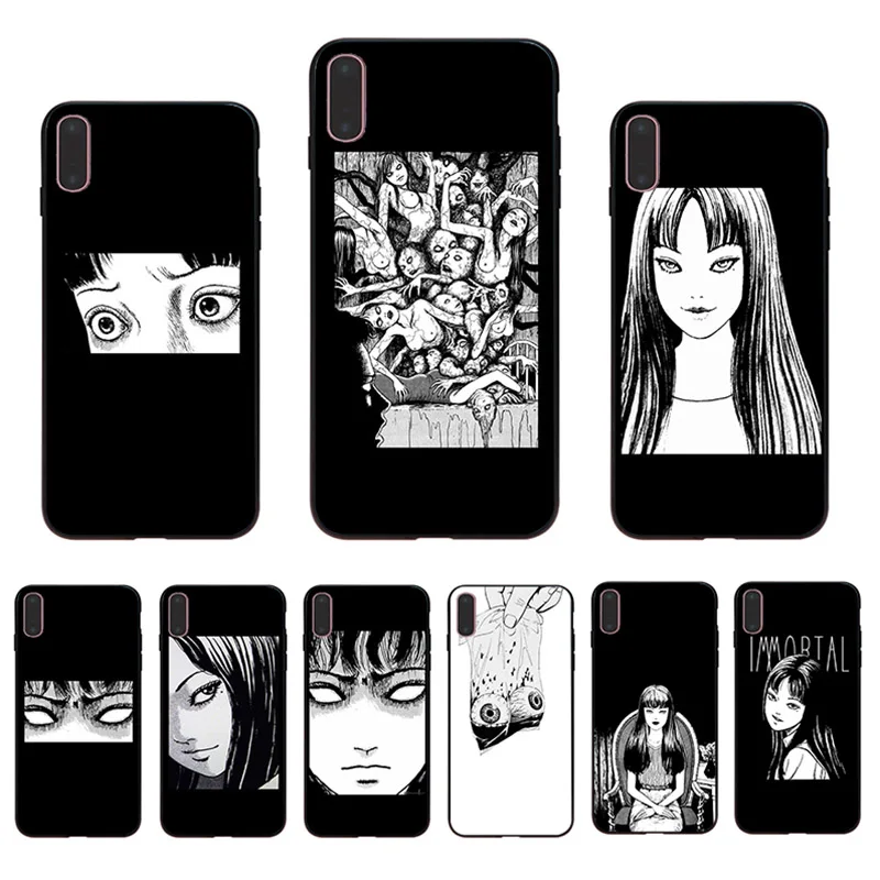 

Japanese horror comic Tomie Phone Case for iPhone X XS XR XSMax 6 6S 7 7plus 8 8Plus Xs 5 5s SE 2020 11 11pro 12 12pro max Cover