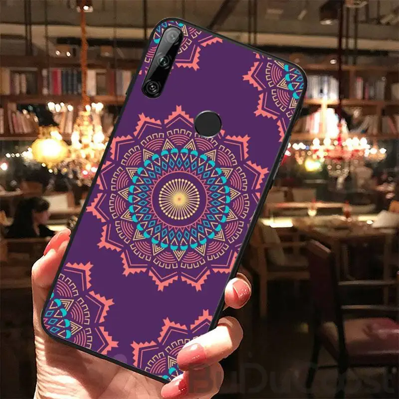 

CUCI Webbedepp Mandala Fashion Print Phone Case For Huawei Y5 Y6 Y7 Y9 Prime Pro II 2019 2018 Honor 8 8X 9 lite View9