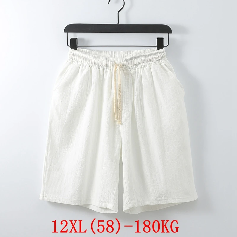 Шорты женские свободные большого размера льняные спортивные Стрейчевые шорты