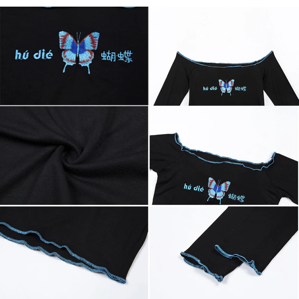 Модная женская сексуальная Водолазка с длинным рукавом короткая майка на