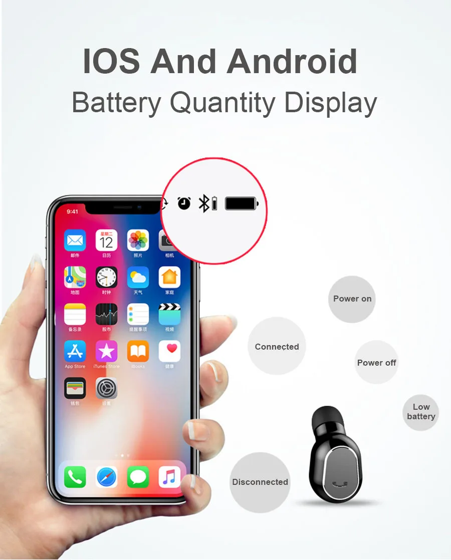 M8 TWS Bluetooth V5.0 беспроводные наушники, стерео спортивные наушники с зарядной коробкой, водонепроницаемые наушники для вождения, Длинные наушники в режиме ожидания