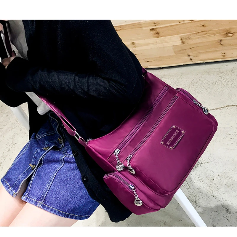 Модная многофункциональная Женская сумка через плечо с карманами