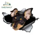 Наклейка EARLFAMILY для миниатюрного автомобиля, 13 см х 8,5 см, водостойкая, 3D наклейки для автомобиля, светоотражающая виниловая наклейка