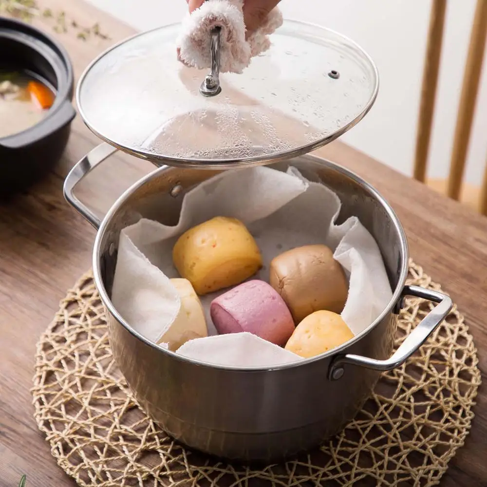 10 шт. хлопковая бумага для Пароварки 40 х40 см | Дом и сад