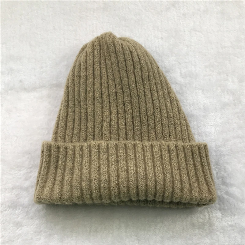 

New Candy Colors Winter Hat Women Knitted Hat Warm Soft Trendy Hat Kpop Style Wool Beanie Elegant All-match Hat