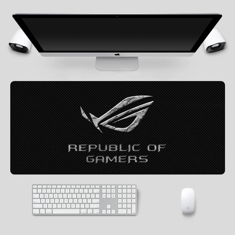 Мода 90x40 см большой ASUS игровой коврик для мыши Республика геймеров клавиатура с
