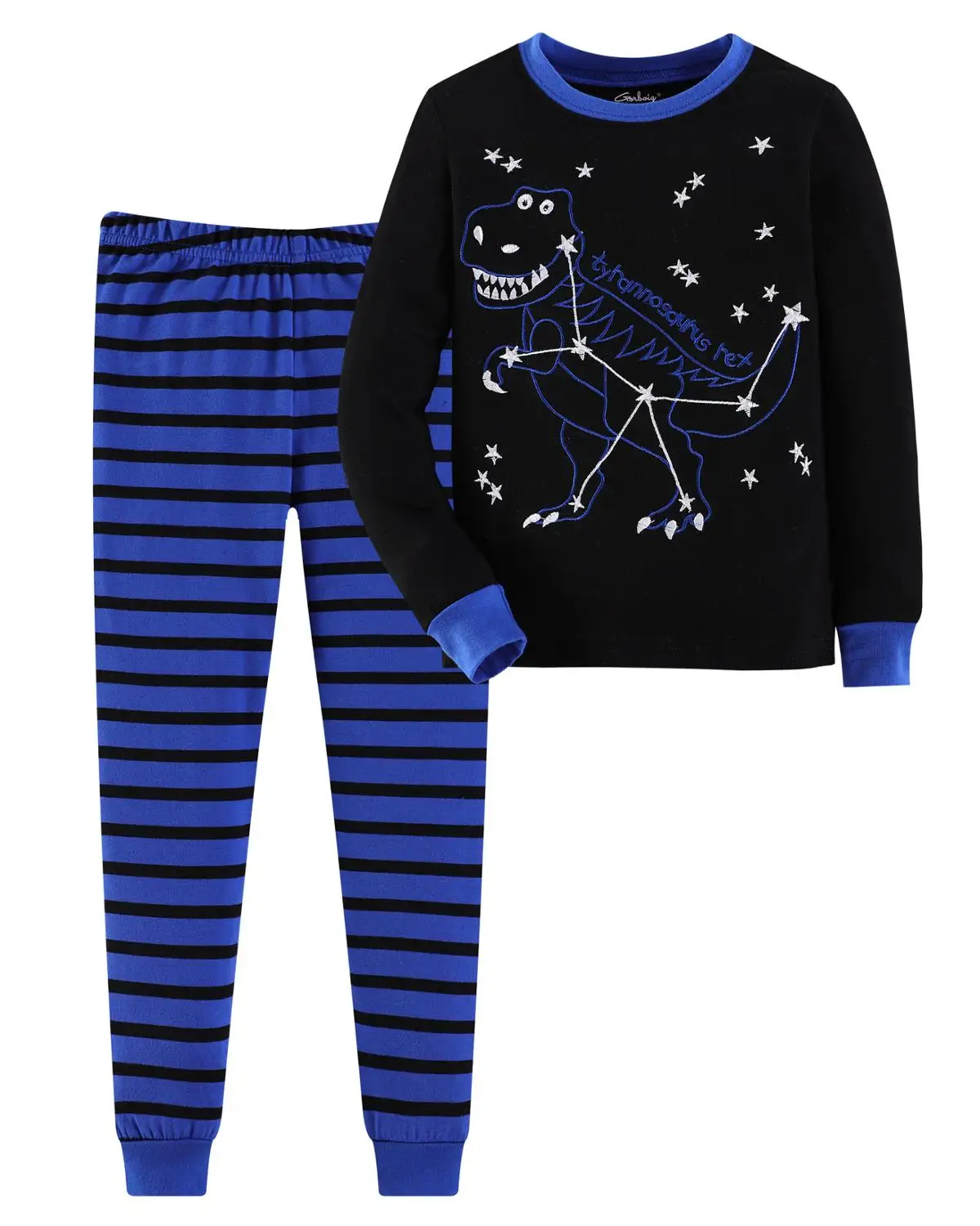 

Spring Autumn Fall Pajamas Dinosaur Child Kids Loungewear Teenagers PJS Home Wear Boy Animal Clothing Lounge Set Suit