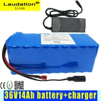 hot 36 volt lithium ion batteries pack 36v 14ah 10s 4p 18650 pack with bms built in protection board for e bike free ship ping