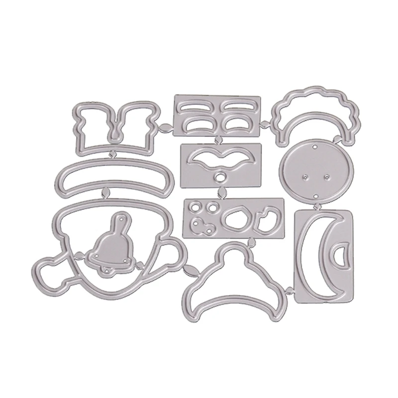 

Christmas Santa Metal Cutting Dies Stencil DIY Scrapbooking Album Paper Template G99A
