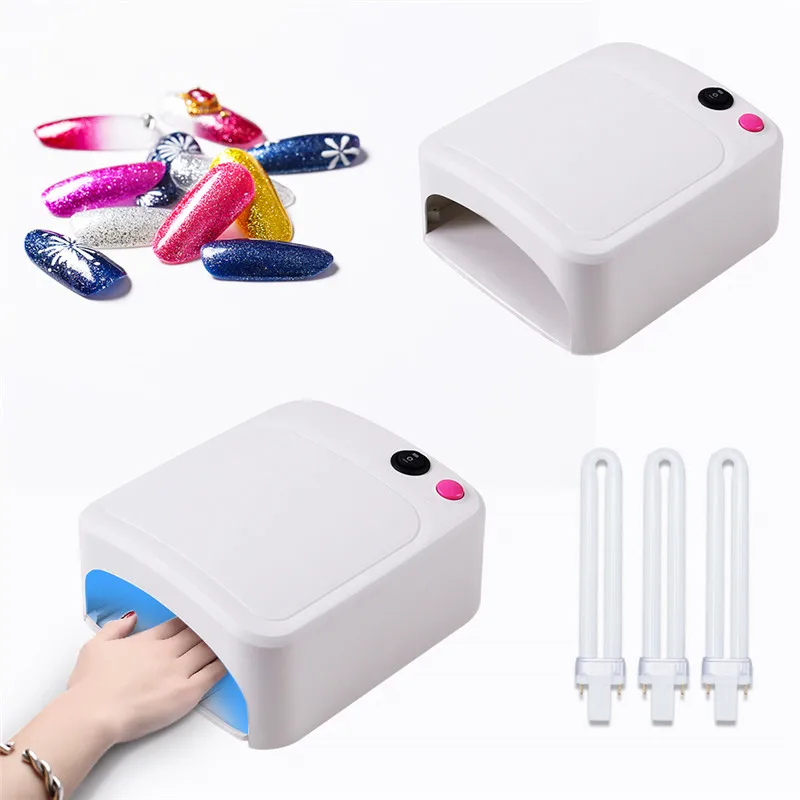 36 Вт Сушилка для ногтей УФ выпечки лампа на гвозде ногтевой фототерапии машина
