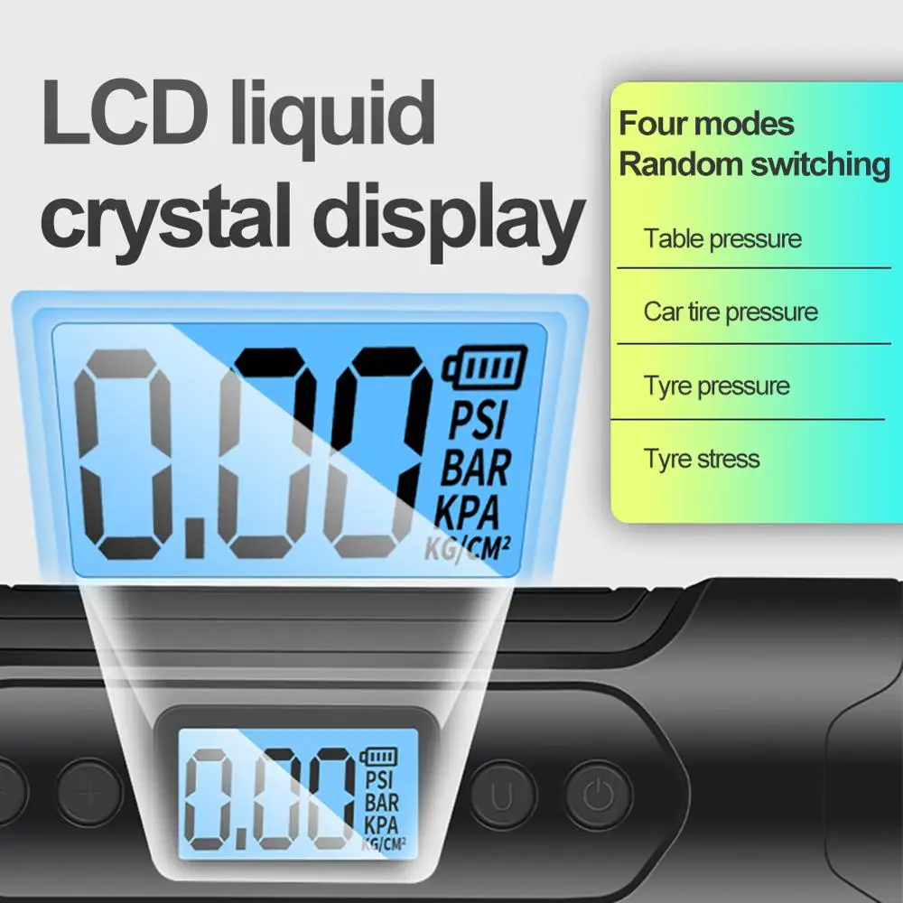 

Tyre Inflator Cordless Portable Compressor Digital Car Tyre Pump 12V 150PSI Rechargeable Air Pump for Car Bicycle Tires Balls