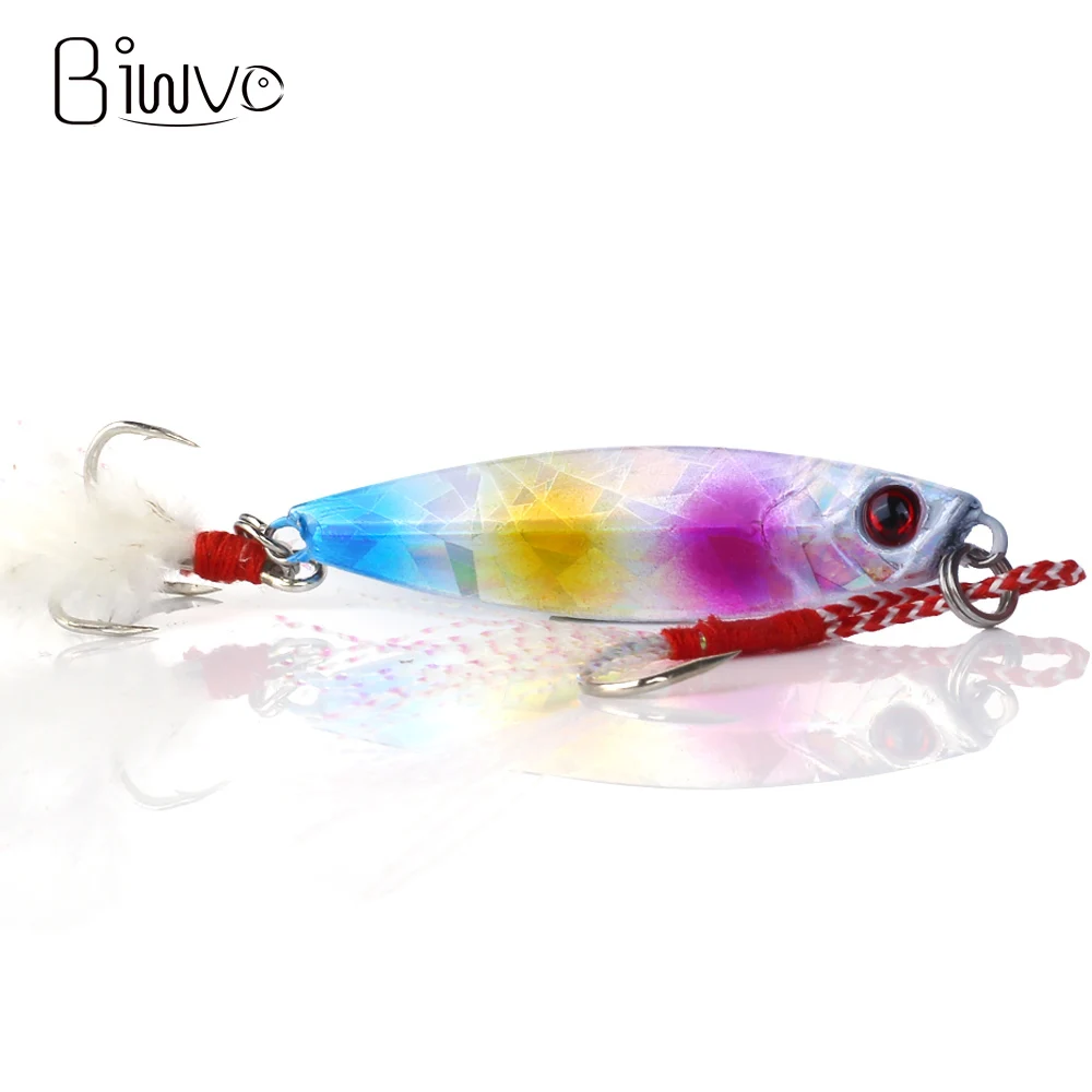 Biwvo Jig Ima 10 20 30 г приманка металлический жесткий воблер гольян зимняя рыбалка