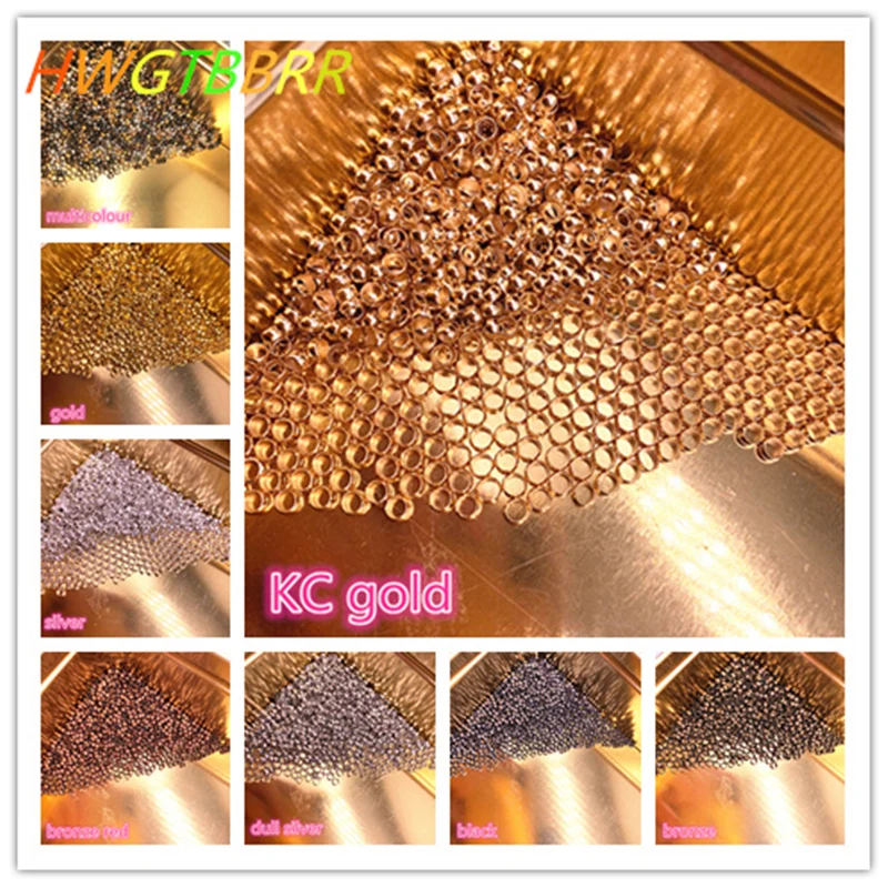

DIY 2/2.5/3/4mm Gold Silver Copper Ball End Crimp Beads Diameter Stopper Spacer Beads For Jewelry Making Finding